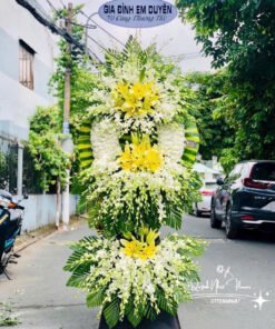 Mẫu Hoa Viếng Tinh Tế - HV14