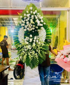 Mẫu Hoa Viếng Tinh Tế - HV29