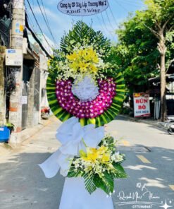 Mẫu Hoa Viếng Tinh Tế - HV38