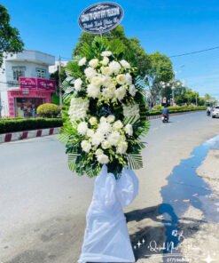 Mẫu Hoa Viếng Tinh Tế - HV41