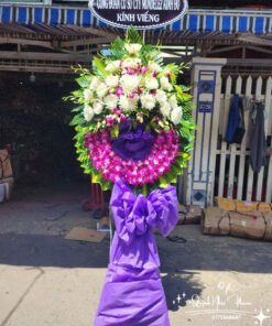 Mẫu Hoa Viếng Tinh Tế - HV64