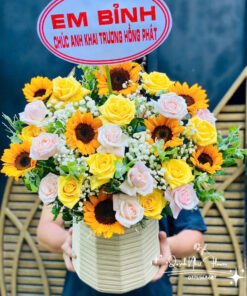 Giỏ Hoa Tinh Tế - GH63