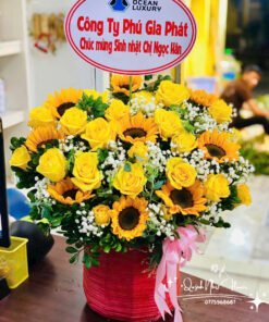 Giỏ Hoa Tinh Tế - GH64